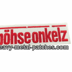 Böhse Onkelz - Logo rot Patch
