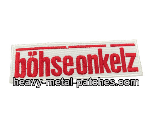 Böhse Onkelz - Logo rot Patch