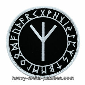 Algiz in the runic circle Patch