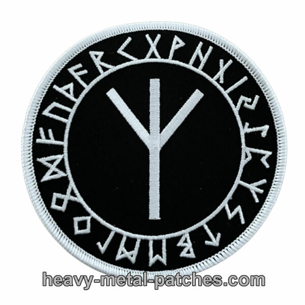 Algiz in the runic circle Patch