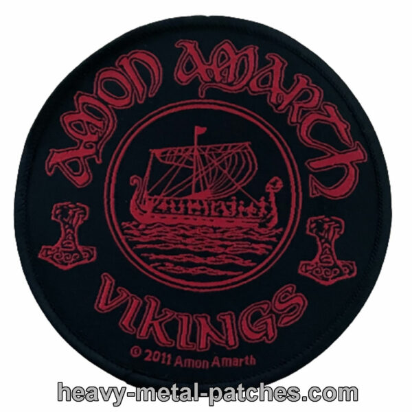 Amon Amarth - Vikings Circular Patch