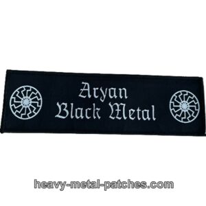 Aryan Black Metal Patch