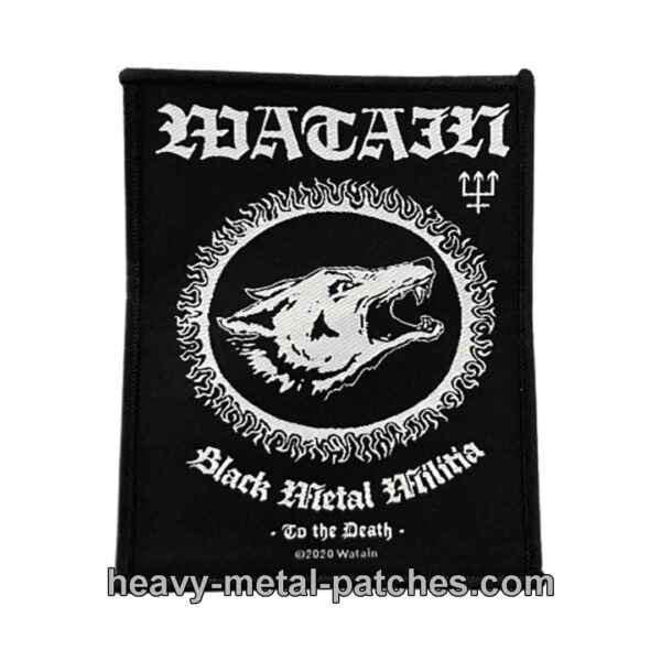 Watain - Black Metal Militia Patch