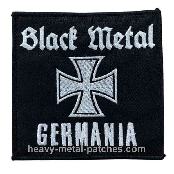 Black Metal - Iron Cross Patch