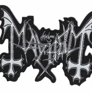 Mayhem - Logo (white) Patch