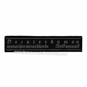 Deisterdämon - menschenverachtende Volksmusik Patch