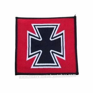 Iron Cross - red Flag Patch